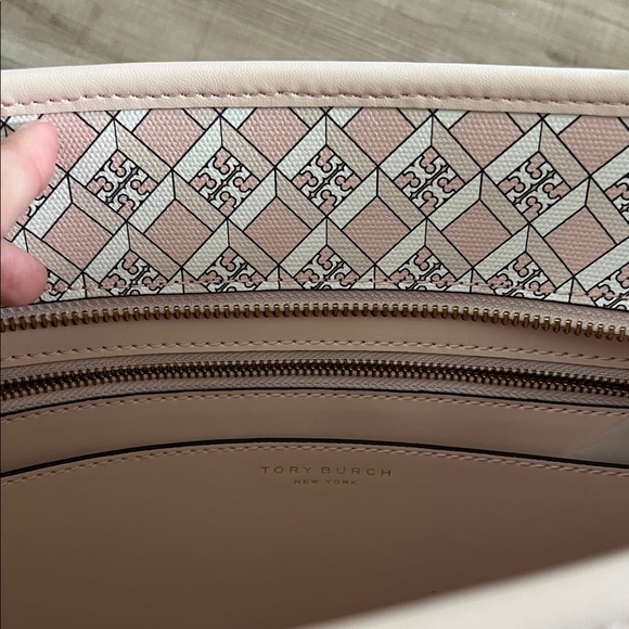 Tory Burch Geo Logo Mini Zip Top Tote - Picture 11 of 15